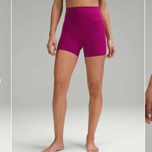 lululemon athletica Women's Align Magenta purple High-Waisted Shorts